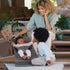 BabyBjörn Baby Bouncers BLISS Woven, Classic Quilt, Anthracite (EX DISPLAY)